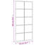 Mikayia Rectangular Metal Wall Mirror-269485671
