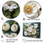 Méticuleusement rendu roses - ensemble d'art sur toile Roses-107746119-107746123
