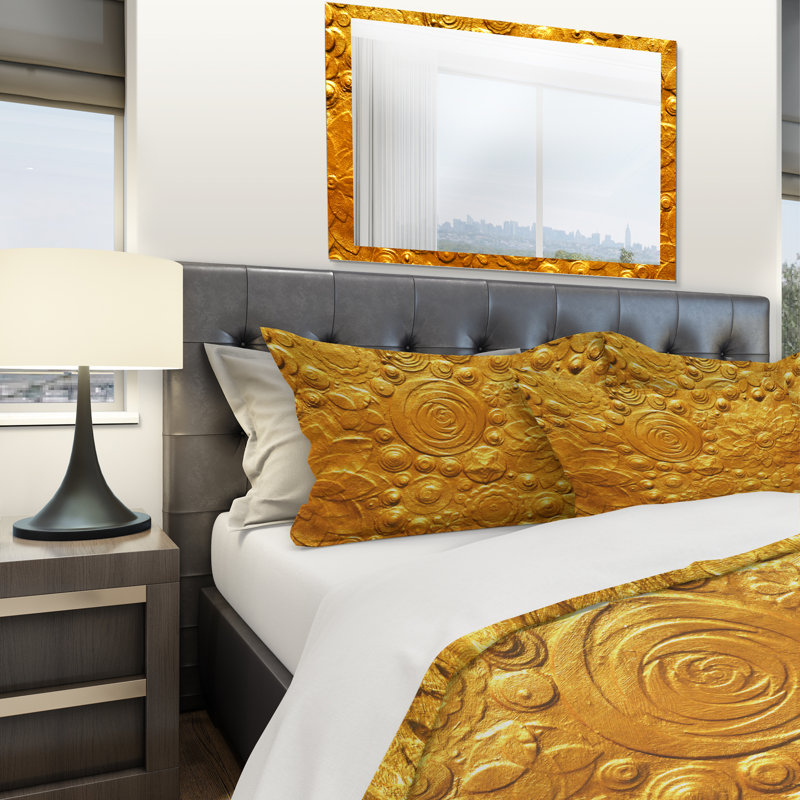 Ensemble de housse de couette designart fleurs, Housse de couette grand + 2 taies décoratives