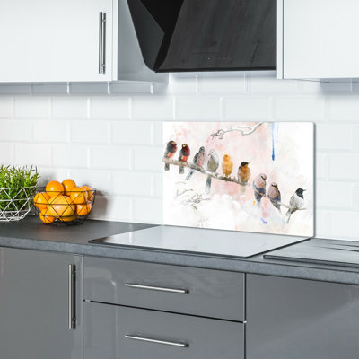 Strassen Tempered Glass Birds Chopping Board
