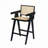 Bar Stool with Cane Seat-636914738