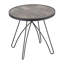 Gillis Glass Top End Table