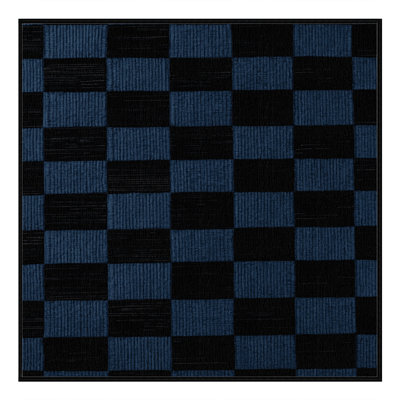 Machine Washable Checkered Green Area Rug