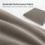 Ensemble de conversation en aluminium Sunbrella avec table basse en pierre frittée-632860659