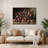 Vegetables Shallot Black Metal Wall Art