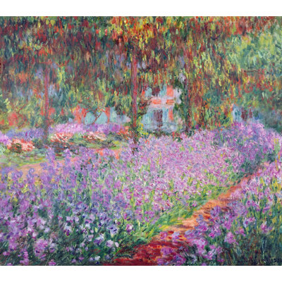 " The Artist's Garden At Giverny " by Claude Monet