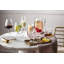 Verre à vin Villeroy & Boch Rose Garden Collection, lot de 4, 6,75 oz, verre cristal, transparent