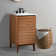 Calandre 20" Slat Modern Farmhouse 2-Shelf Bath Vanity Cabinet Only (Sink Basin not Included)