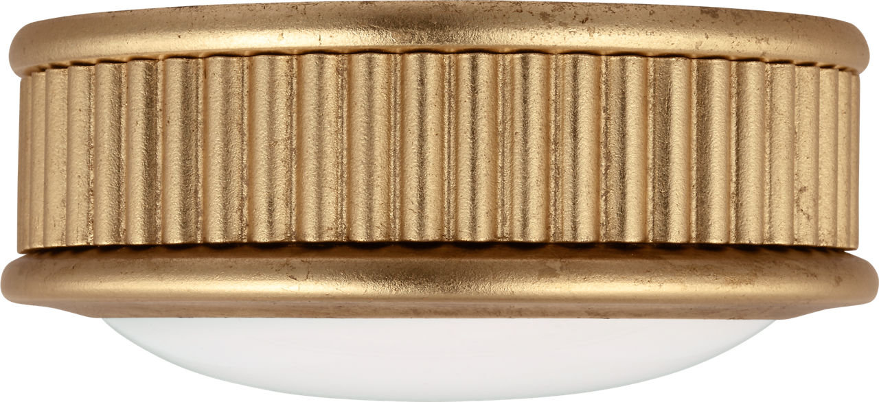 Rigsby Single Light Flush Mount, Gild, 2" H x 5" W x 5" D