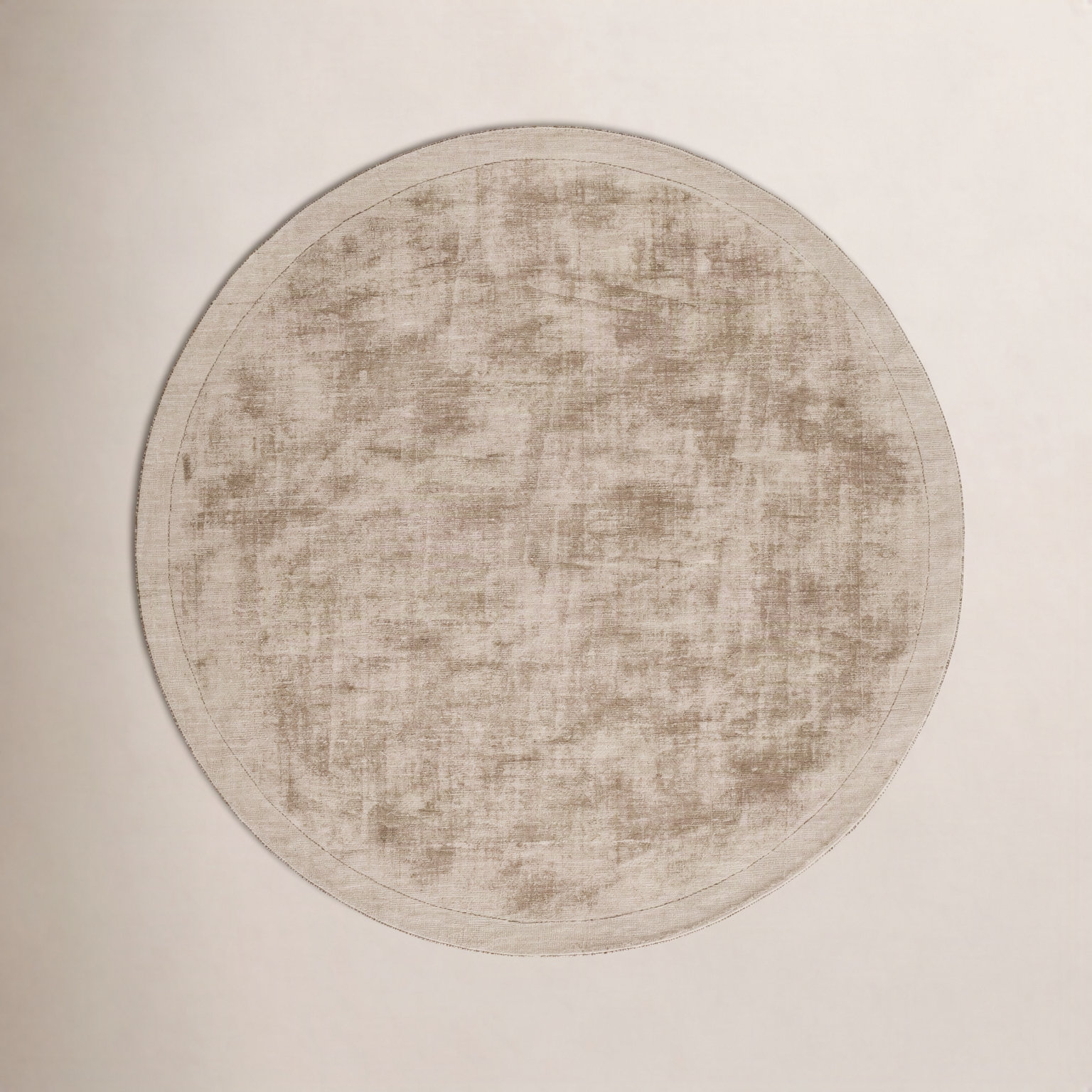 Mckinley Hand-Loomed Viscose Rug, Round 5'9"