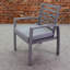 Chaise de patio avec coussins sunbrella Shoaf