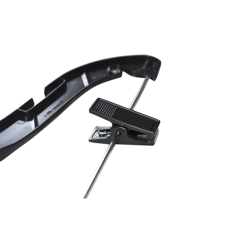 Plastic Hangers With Clips for Suit/Coat, Black