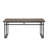 Debasish Dual-Metal Leg Wood Dining Bench-365251476