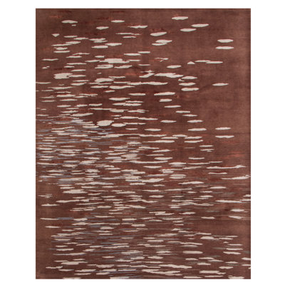 Wool Abstract Indoor Rug