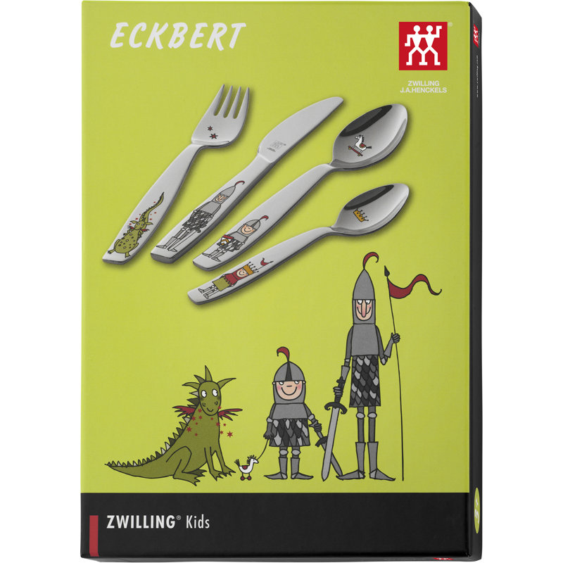 ZWILLING Eckbert 4 Piece Children's Cutlery Set Service for 1