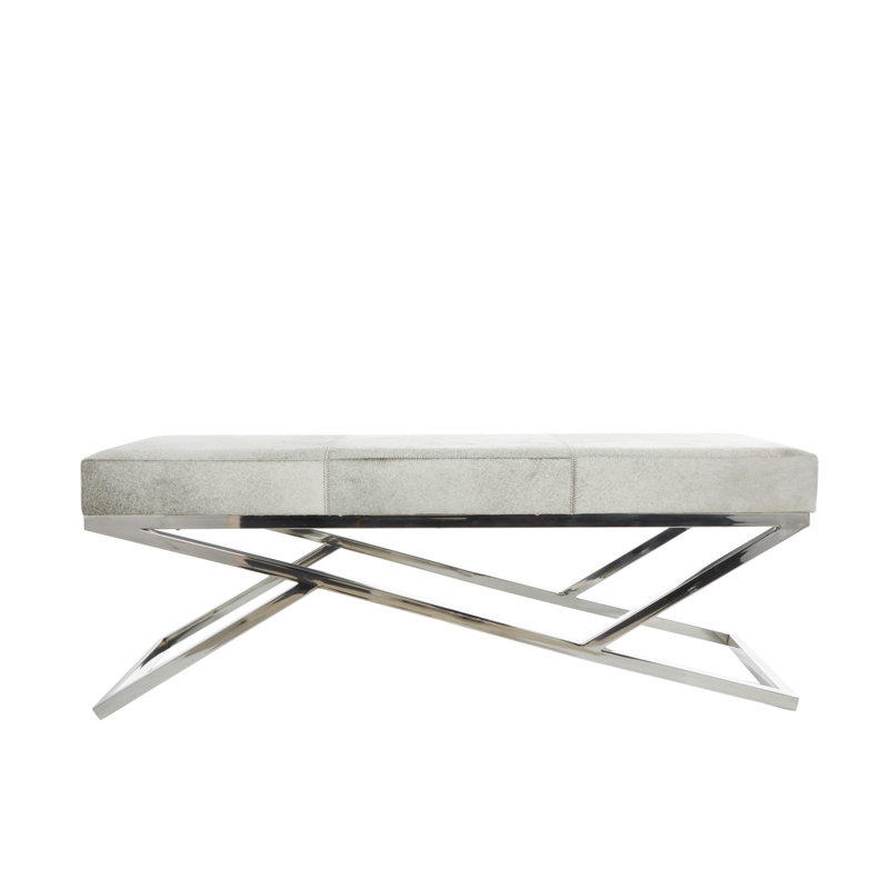 Banc en cuir véritable Cayden