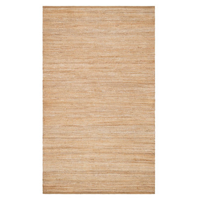 Gravel Ivory/Natural Handwoven Jute Rug
