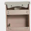 Petite commode de salle de bain de 18 pouces avec lavabo en céramique, conception murale