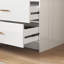 Ashten 19.69" W 2-Drawer Nightstand with USB Port and LED Light-891896775