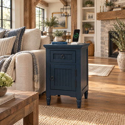 Table de bout Pearce Modern Farmhouse