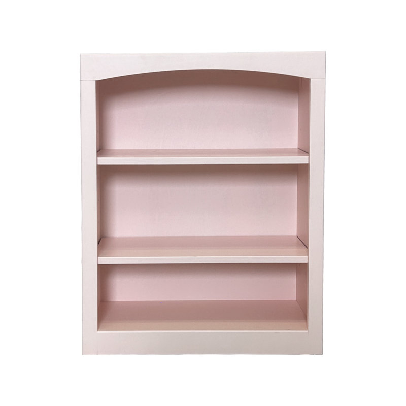 Bibliothèque classique Ossy, Rosé, (3 tablettes) H 30 po x l 24 po x P 12 po