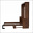 Queen Murphy Bed with Shelves