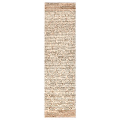 Tellikaya Geometric Jute / Sisal Hand Woven Area Rug