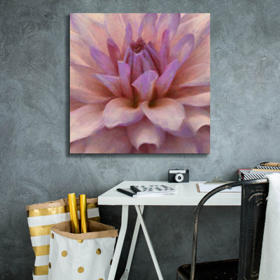 Epic Graffiti 'Soft Wall Flower 2'  by Alonzo Saunders Canvas Wall Art, 26" x 26"