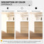 Meuble-lavabo mural simple avec comptoir et lavabos-970381552