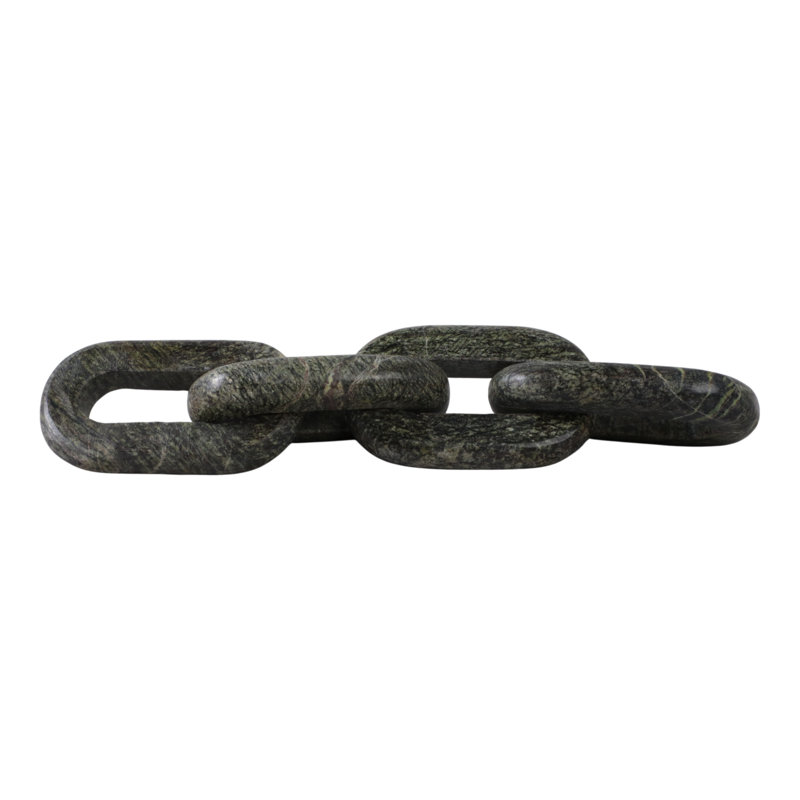 14X3" 4-Link Marble Chain, Green