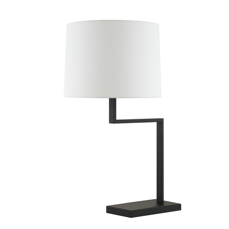 Lampe de table 30 "avec abat-jour en tissu Zoulla, noir