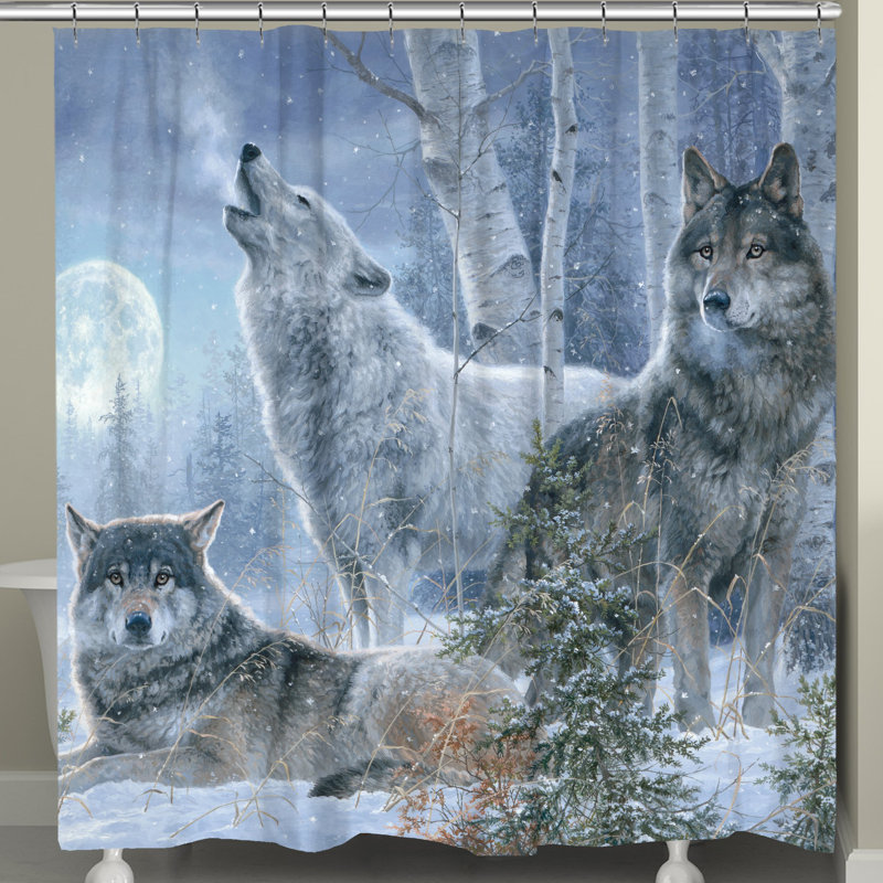 Rideau de douche Mazeppa Wolf Pack