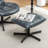 Furniture Arlena 2-Piece Seating Set, Faux Leather Tufted Traci and Ottoman, Adjustable and Swivel for Modern Interiors-734350374