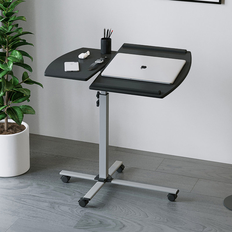 Chariot réglable pour ordinateur portable, gris
