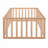 Wood Daybed Frame with Fence-591128211-591128213