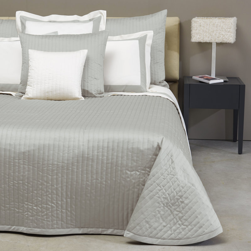 Siena Channel Sateen Coverlet Set