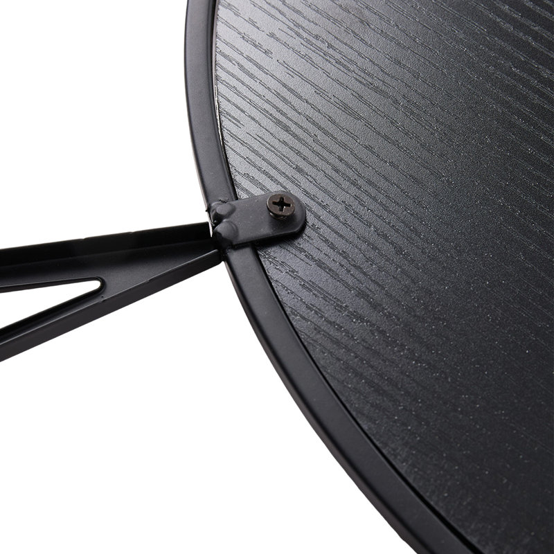 24Inch Modern Non-Ticking Mirrored Wall Clock