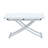 Multifunctional Folding Desk with Faux Marble Top & Adjustable Height