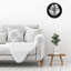 Black White Palm Leaf 12 x 12 In Accent Wall Decor
