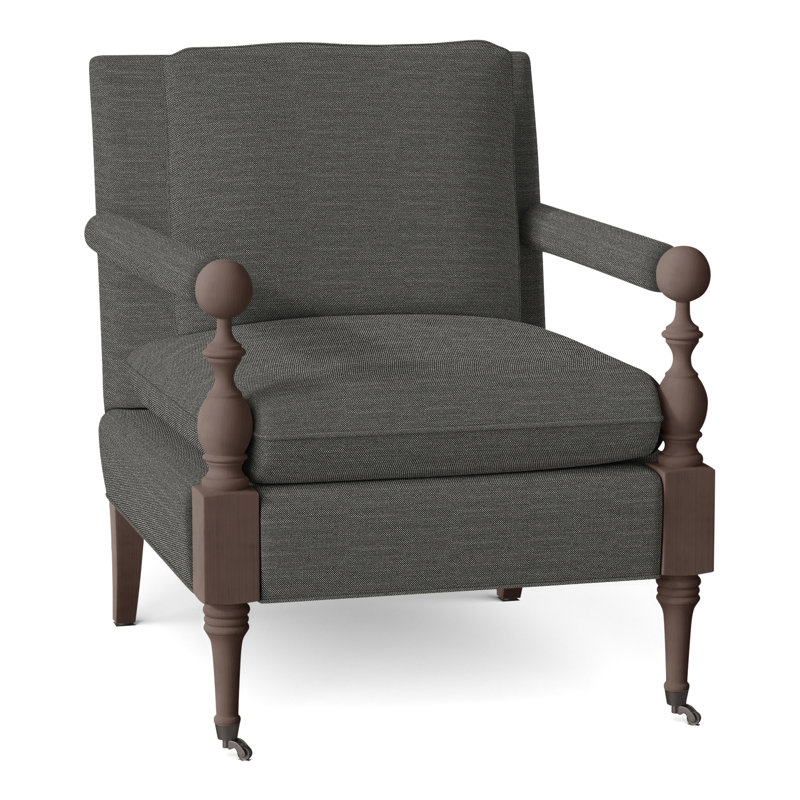 Leslie Armchair, Tobacco, Perigold Ishi Platinum