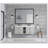 High Lumen LED Lighted Bathroom Mirror With Anti-Fog And Adjustable Lighting, Perfect For Modern Bathrooms And Salons.