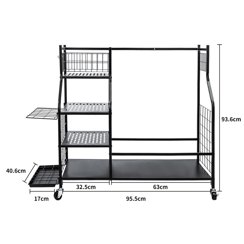 Metal Freestanding Sports Rack