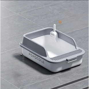 Cat Beds Plastic Litter Box with Scoop