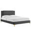Lit plateforme performant en velours Zahra Channel par Modway-1403406841-1403406801
