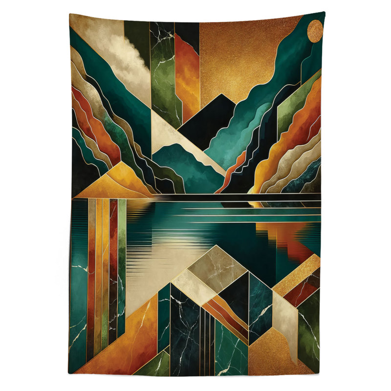 Lavares Rectangle No Pattern Microfiber Tablecloth, 84" Rectangle