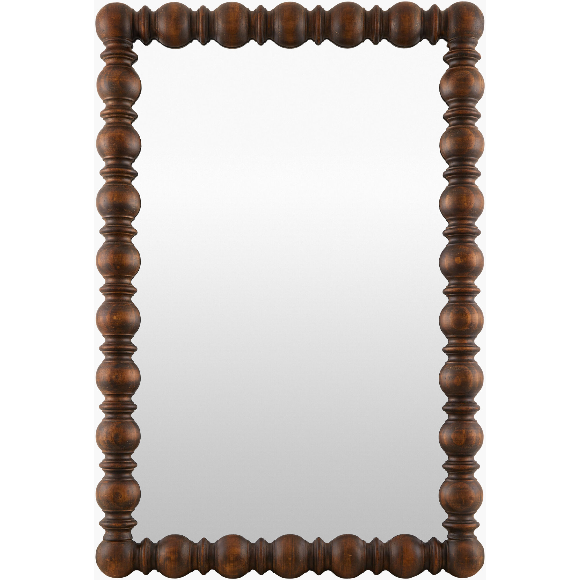 Castellanos Mirror, Dark Brown, 36" x 24"