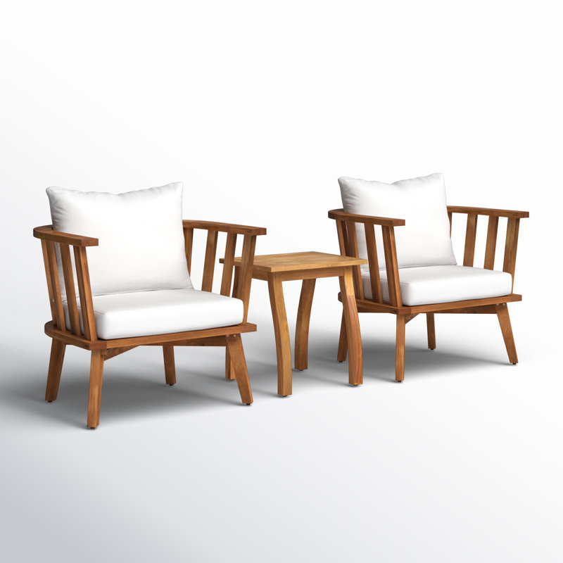 Acacia 2 - Person Patio Conversation Set with Cushions