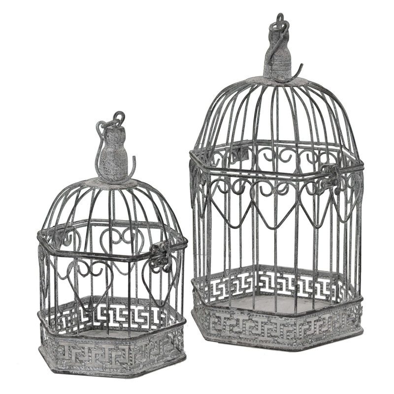 Swaffham 42cm Steel Dome Top Hanging Bird Cage