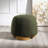 Fully Assembled Round Soft Teddy Fabric Upholstered Ottoman-1998125928