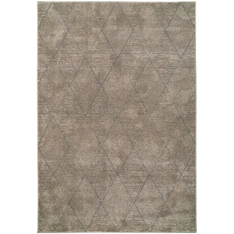 Tapis gris foncé Robichaud, Rectangle 3 pi 1 po x 5 pi 1 po